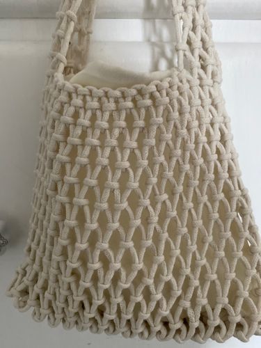 Customer photo review of Avela Chic Crochet Handbag