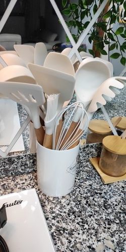 Customer photo review of Silicone Utensils Set