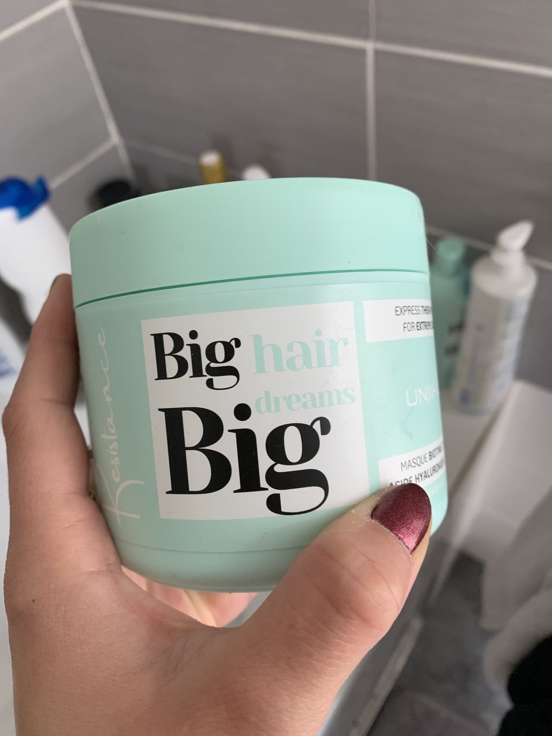 Customer photo review of Gamme Résistance - Masque 500 ml