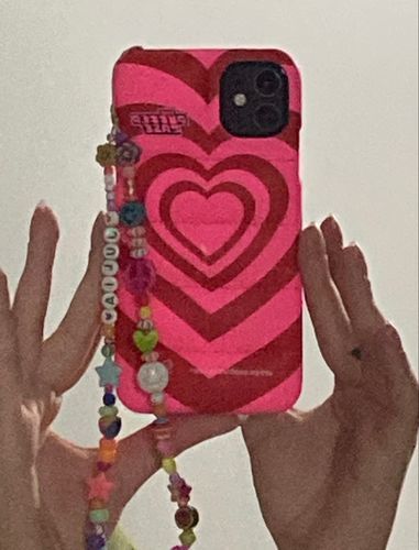 Customer photo review of Love Is Love Puffer Case