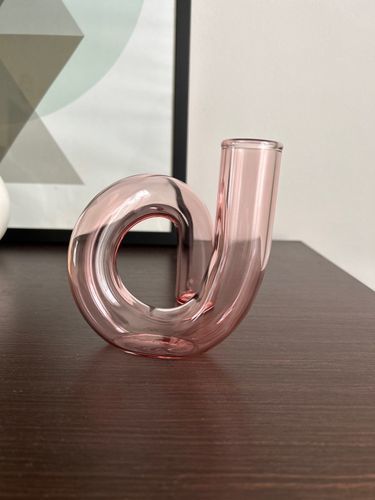 Customer photo review of Ema Twist Glass Candle Holders
