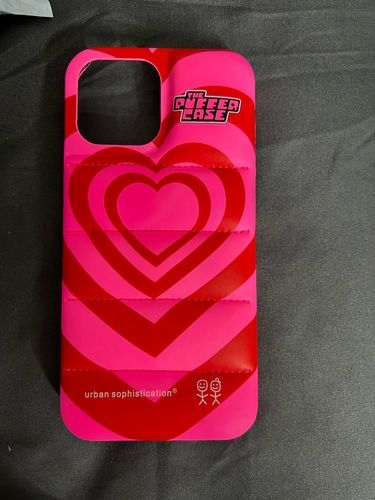 Customer photo review of Love Is Love Puffer Case