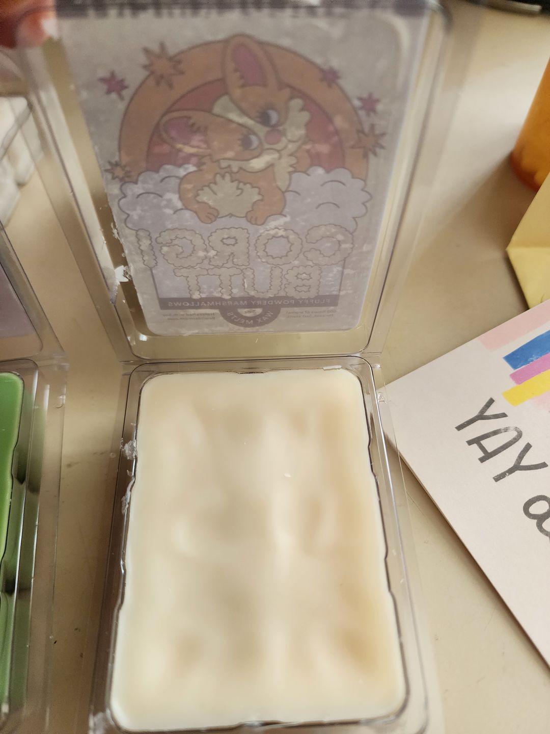 Customer photo review of Corgi Butt Wax Melts