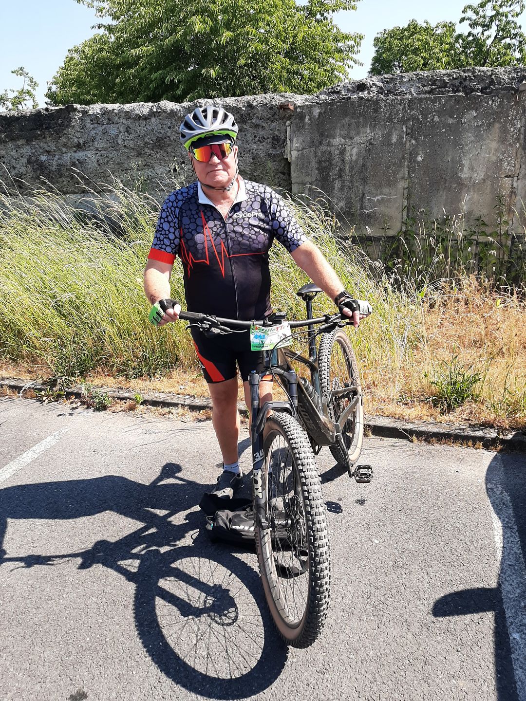 Customer photo review of Maillot de cyclisme Rouge - Pulsation+