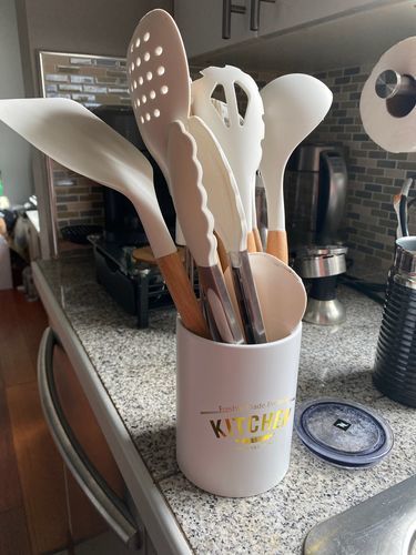 Customer photo review of Silicone Utensils Set