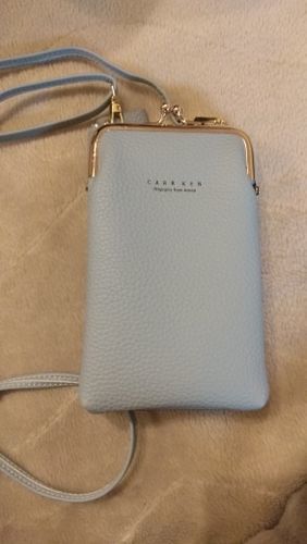 Customer photo review of Leather Phone Purse