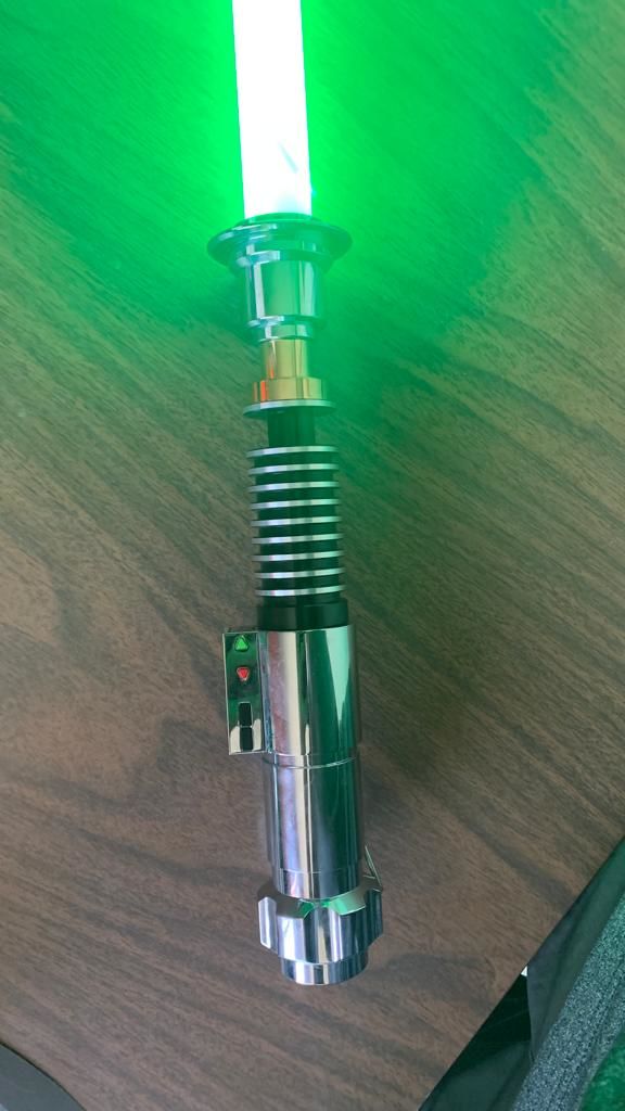 Customer photo review of Luke Skywalker B Lightsaber