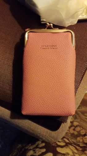 Customer photo review of Leather Phone Purse