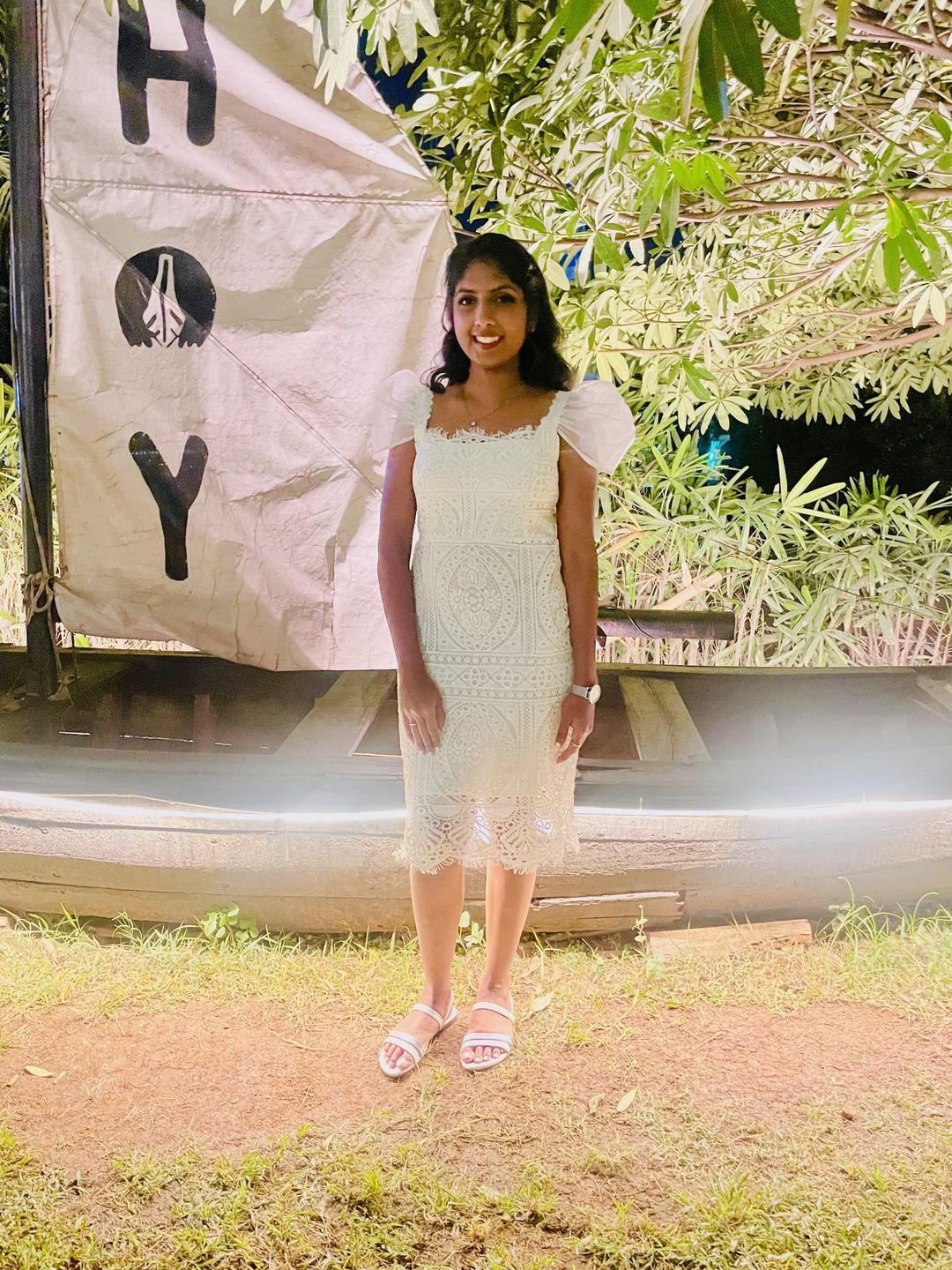 Customer photo review of Jane Eyelet Dress