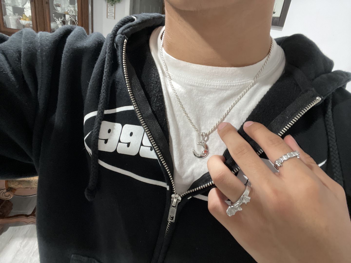 Customer photo review of LUNA THE LUNATIC LUNAR PENDANT