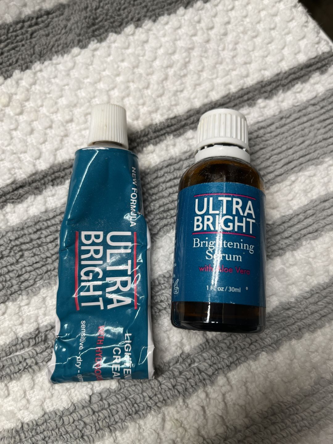 Customer photo review of Ultra Bright Serum
