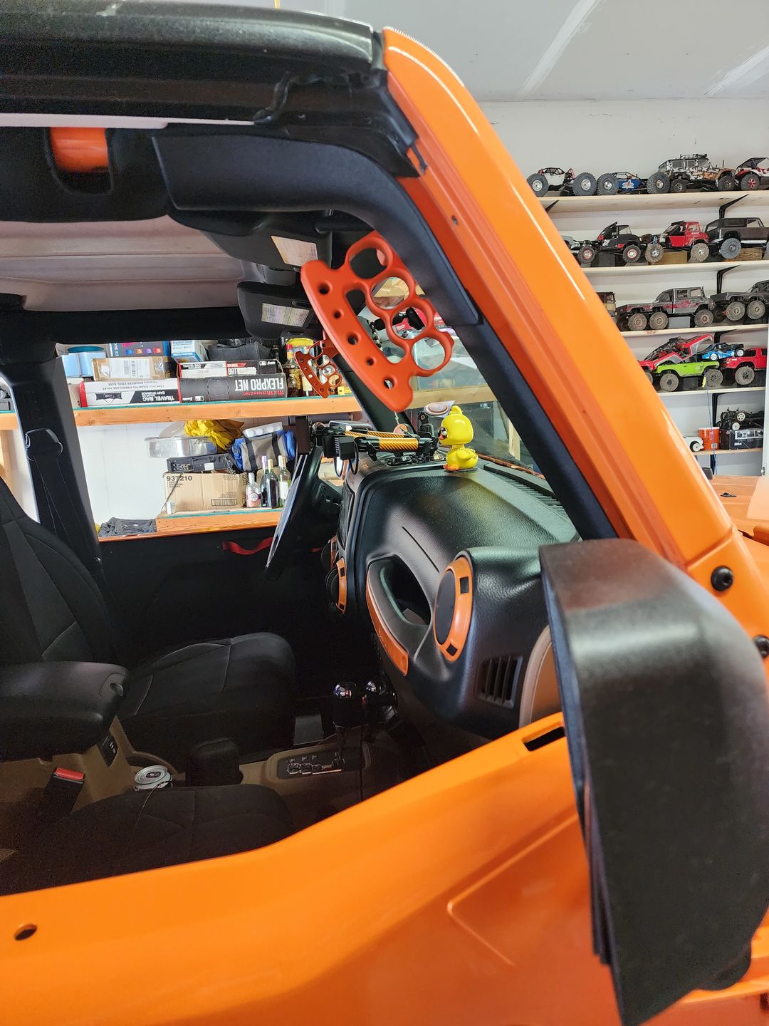 Customer photo review of JK & JKU Front Knuckle Grab Handles
