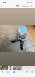 Customer photo review of Personalisierte Babydecken 75x100 cm - Babydecke mit Namen