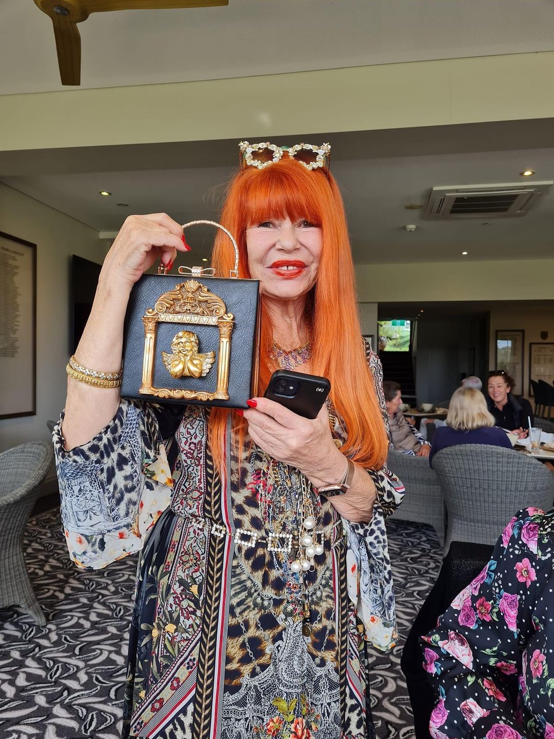Customer photo review of Renaissance angel inspired bag