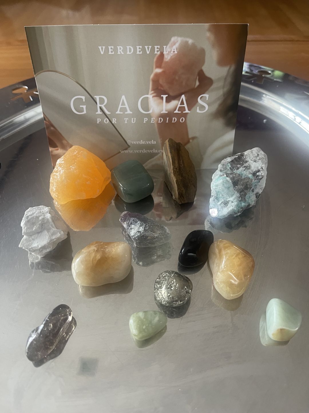 Customer photo review of Citrino calentado Rodado (Amatista calentada) | Abundancia - Energía