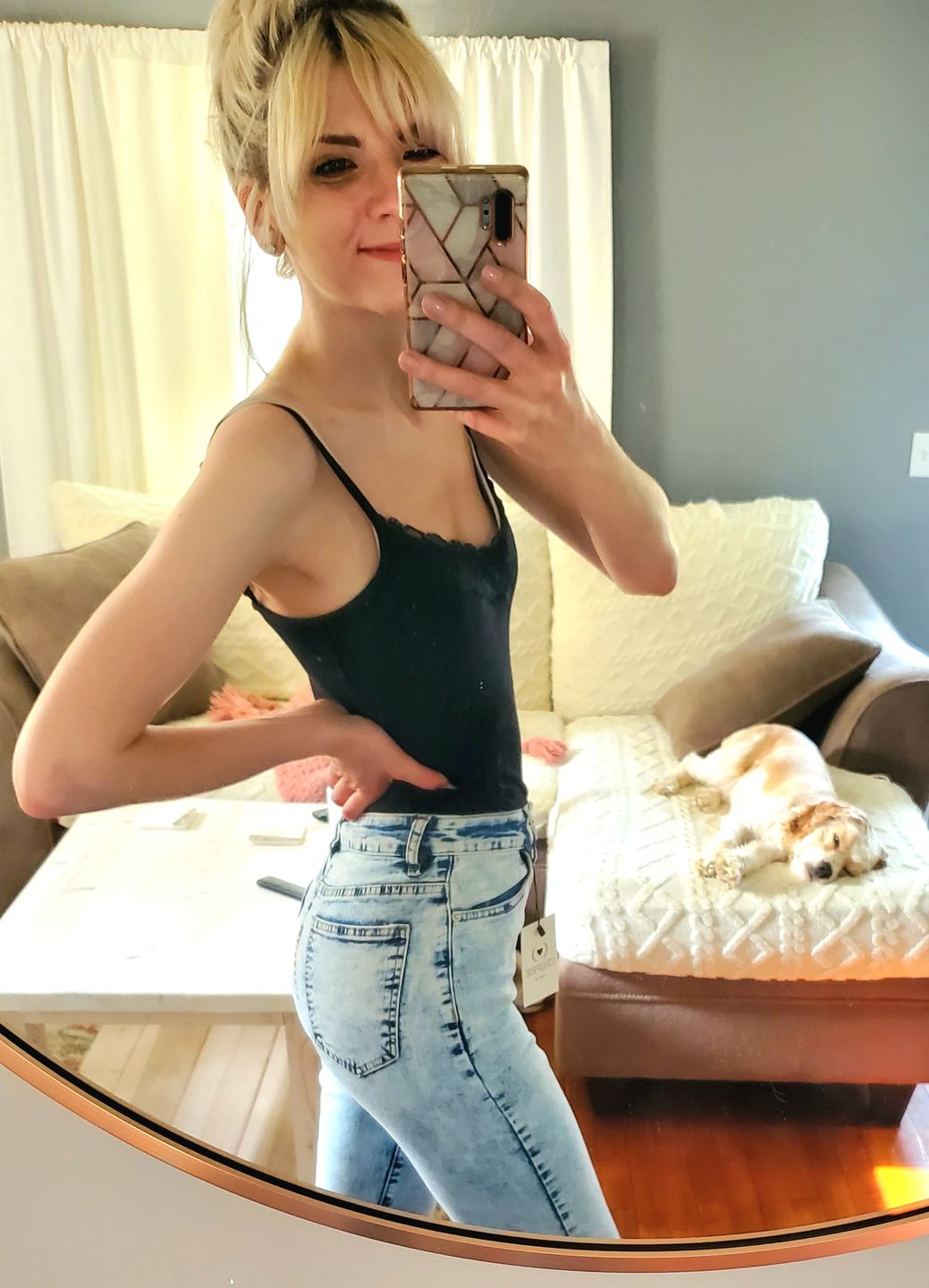 Customer photo review of Ethos High-Rise Skinny Jean  #FlatteringFit