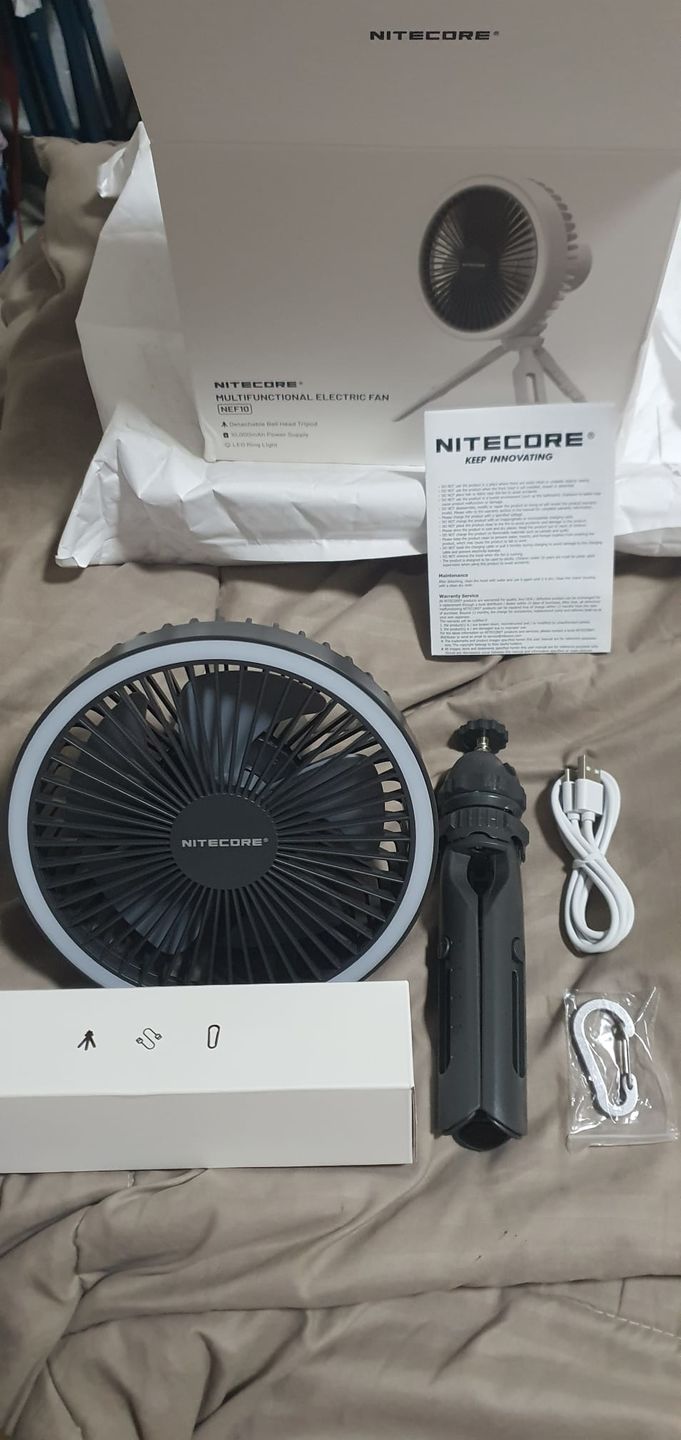 Customer photo review of NEF10 - LED Fan (10,000mAh)