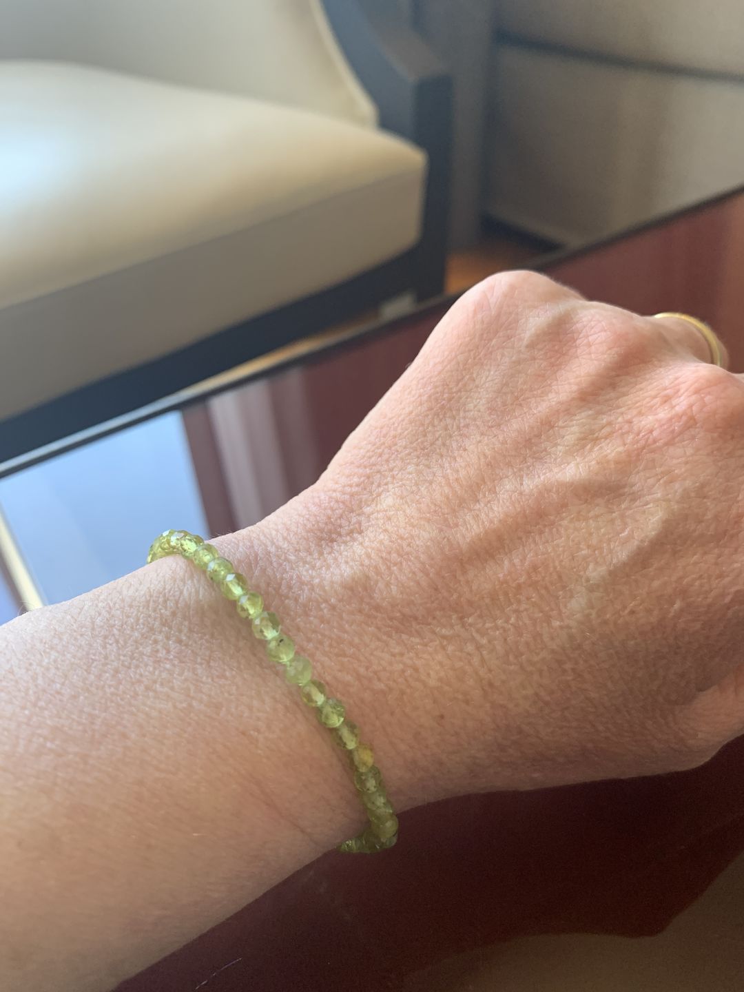 Customer photo review of Bracelet Péridot