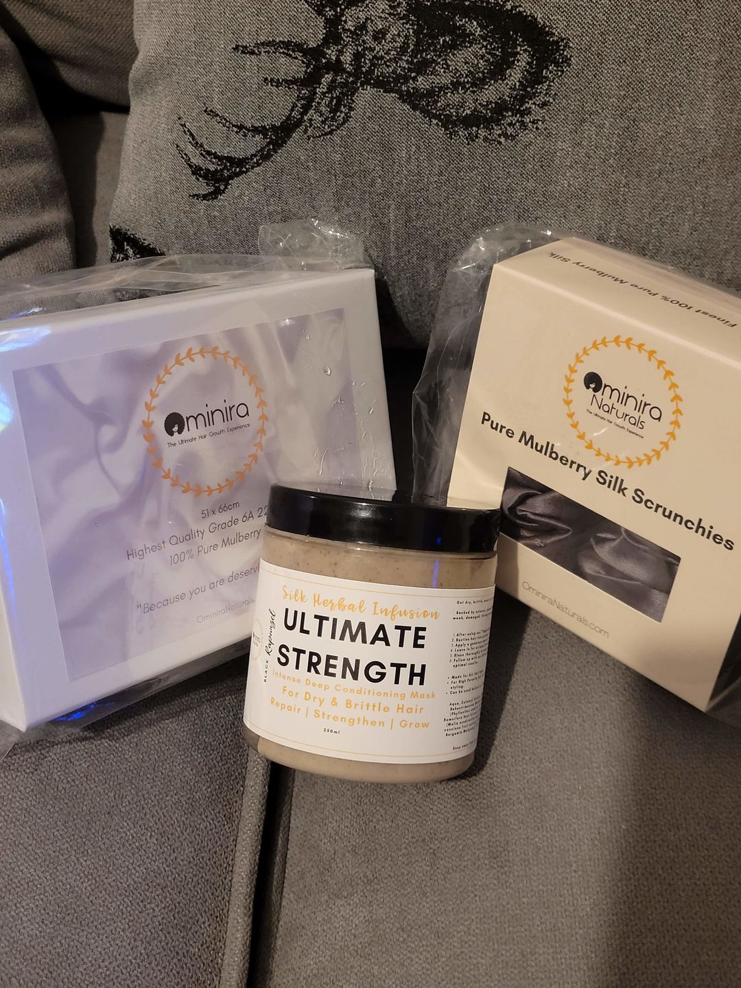 Customer photo review of Silk Herbal Infusion - Ultimate Strength Intense Deep Conditioning Mask