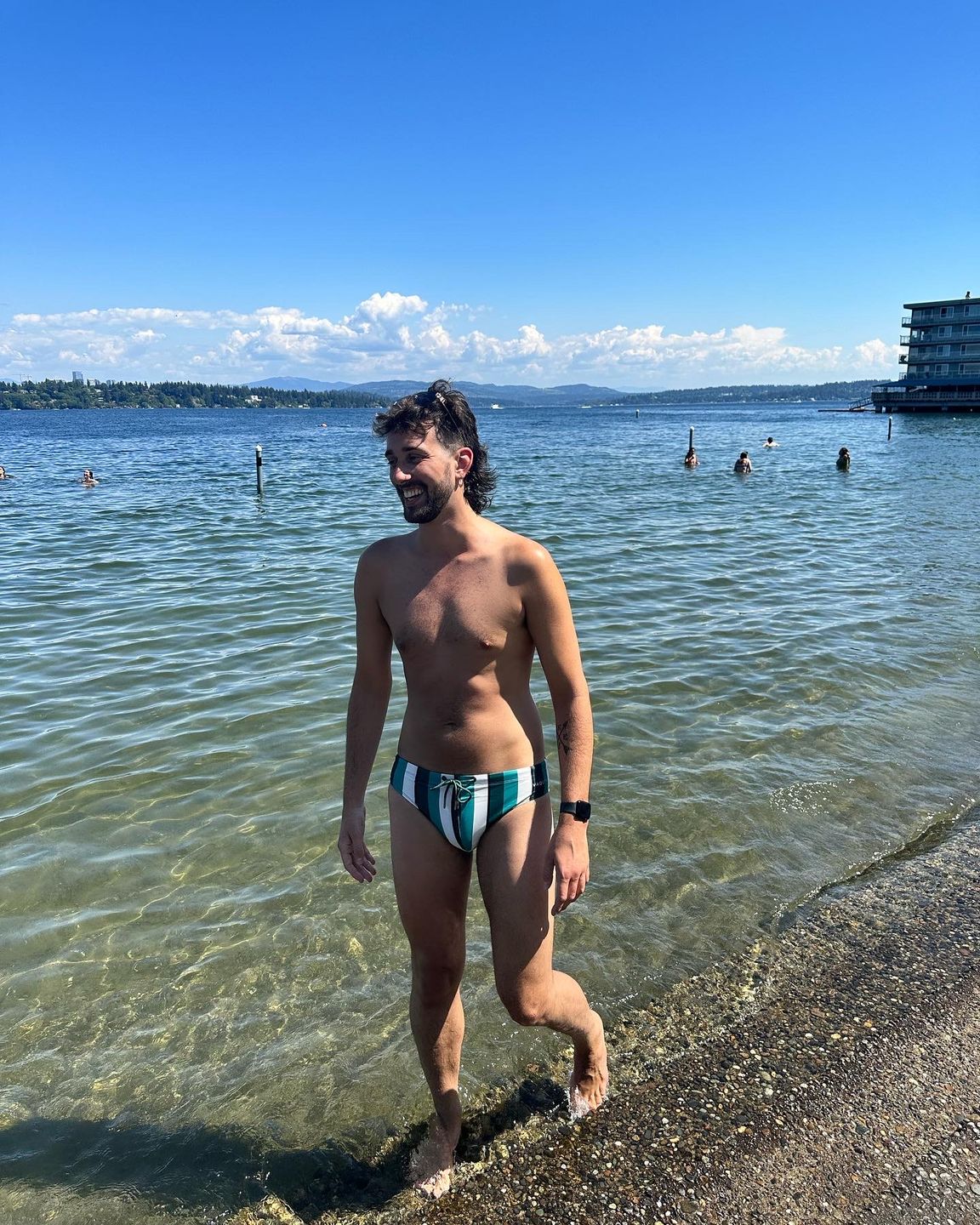 Customer photo review of Zoro Brief -Enhancing Swim Brief - Limited Edition