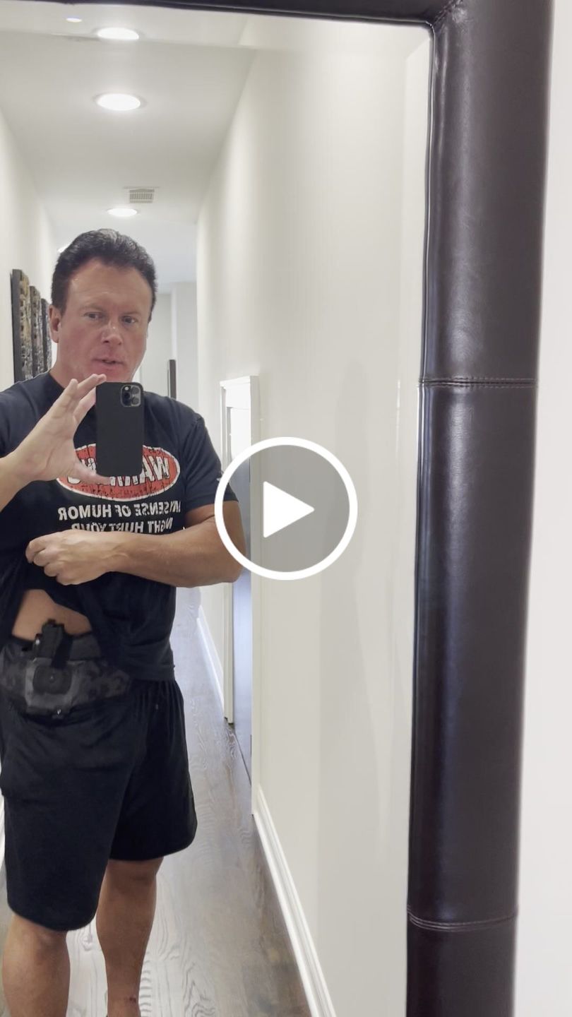 Customer video review of BravoBelt Laser Fit Edition - Belly Band Holster for Concealed Carry | Compatible with Red Dot, Lasers & Tactical TLR Light Systems -Unisex (Camo)