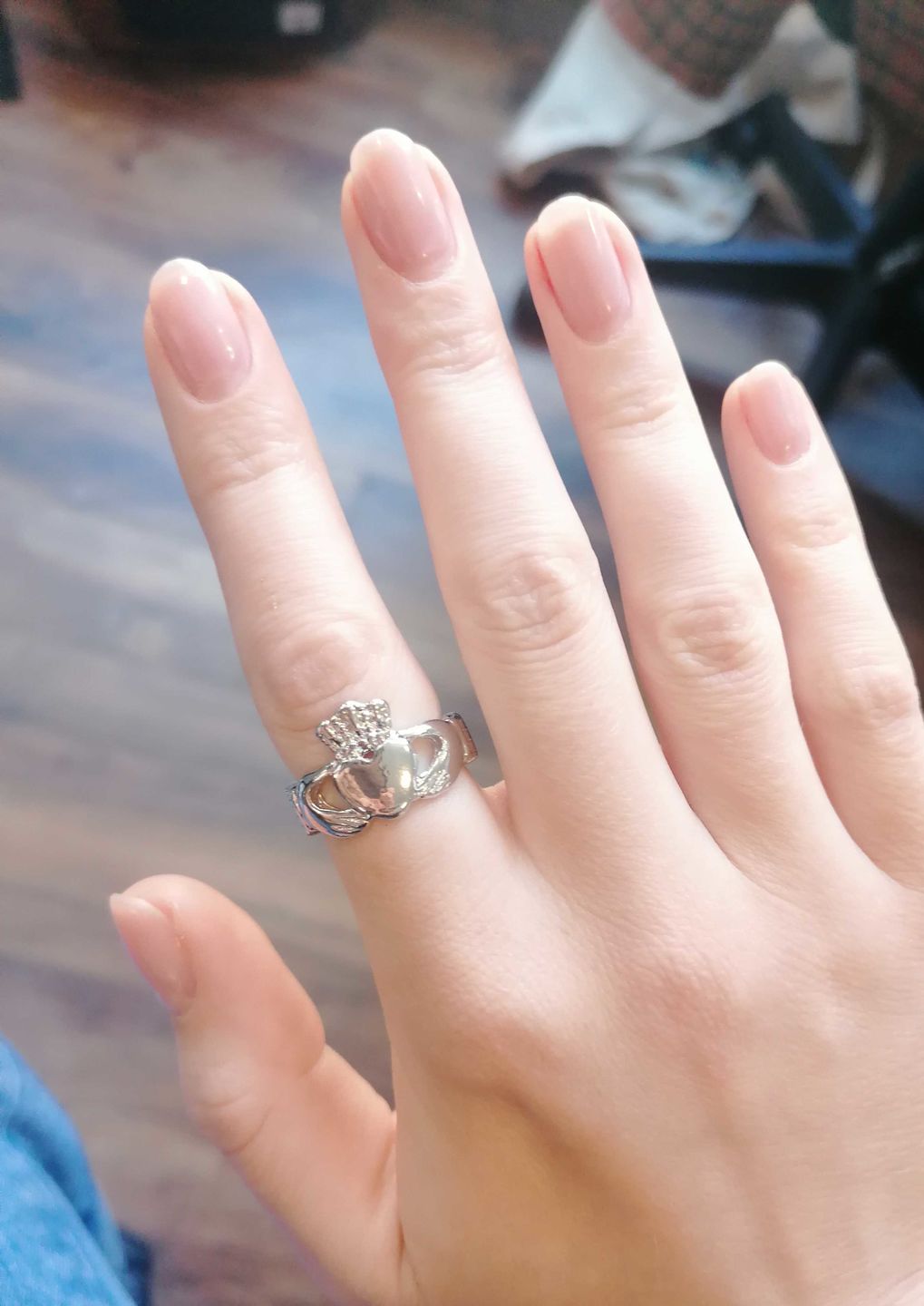 Customer photo review of Irish Claddagh Ring