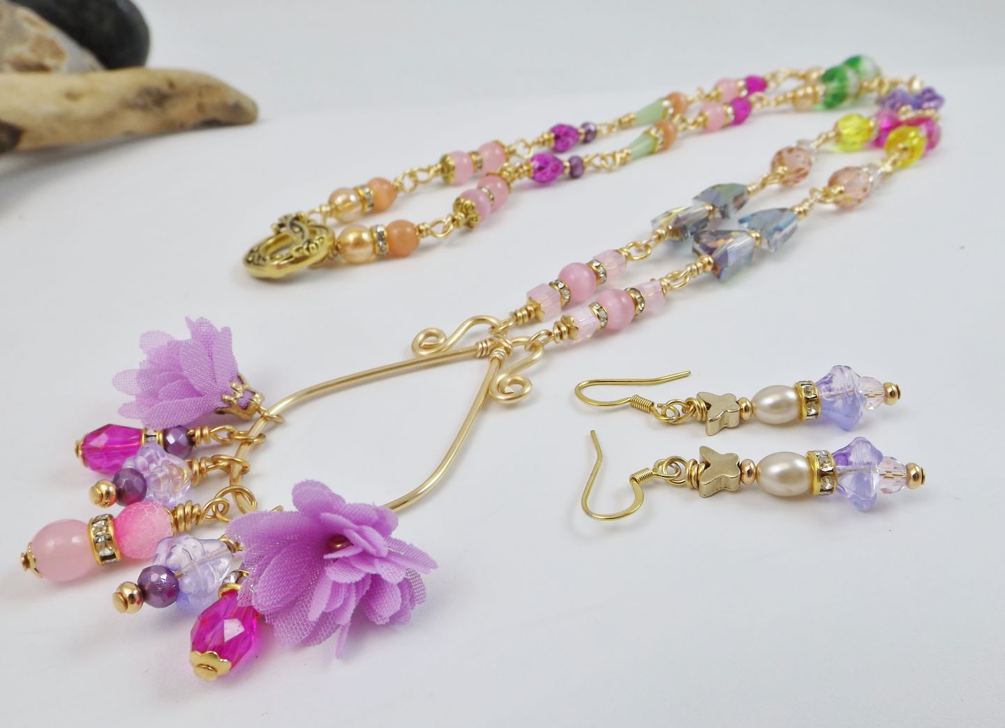 Customer photo review of Bead Mix in Rainbow Water Ice Mini