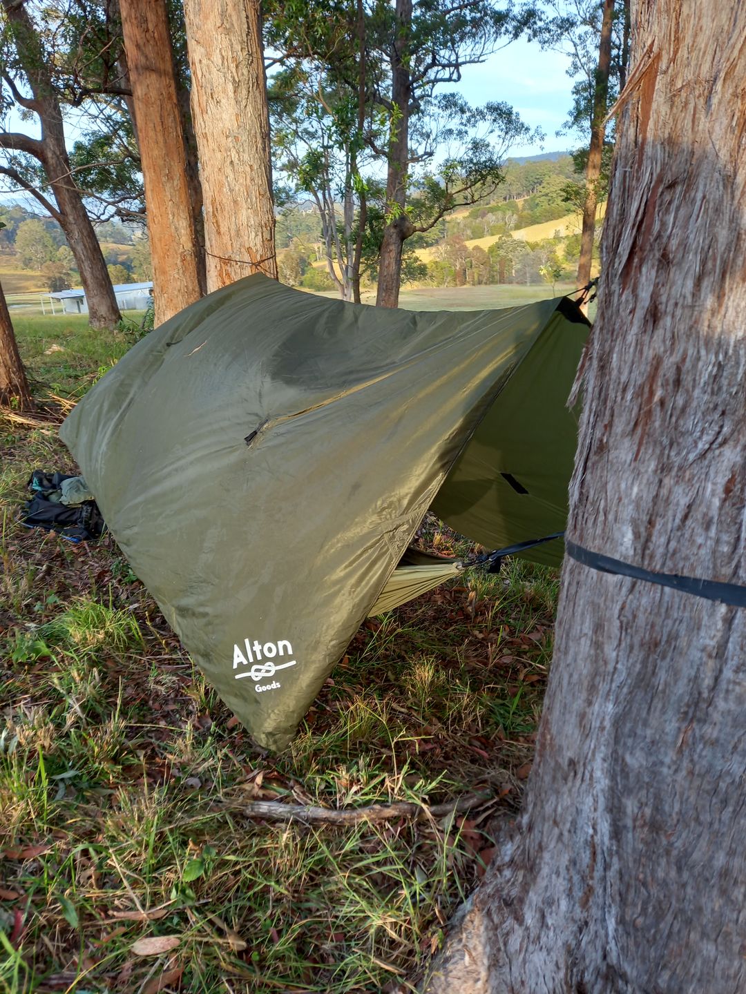 Customer photo review of Ultralight Hammock Set