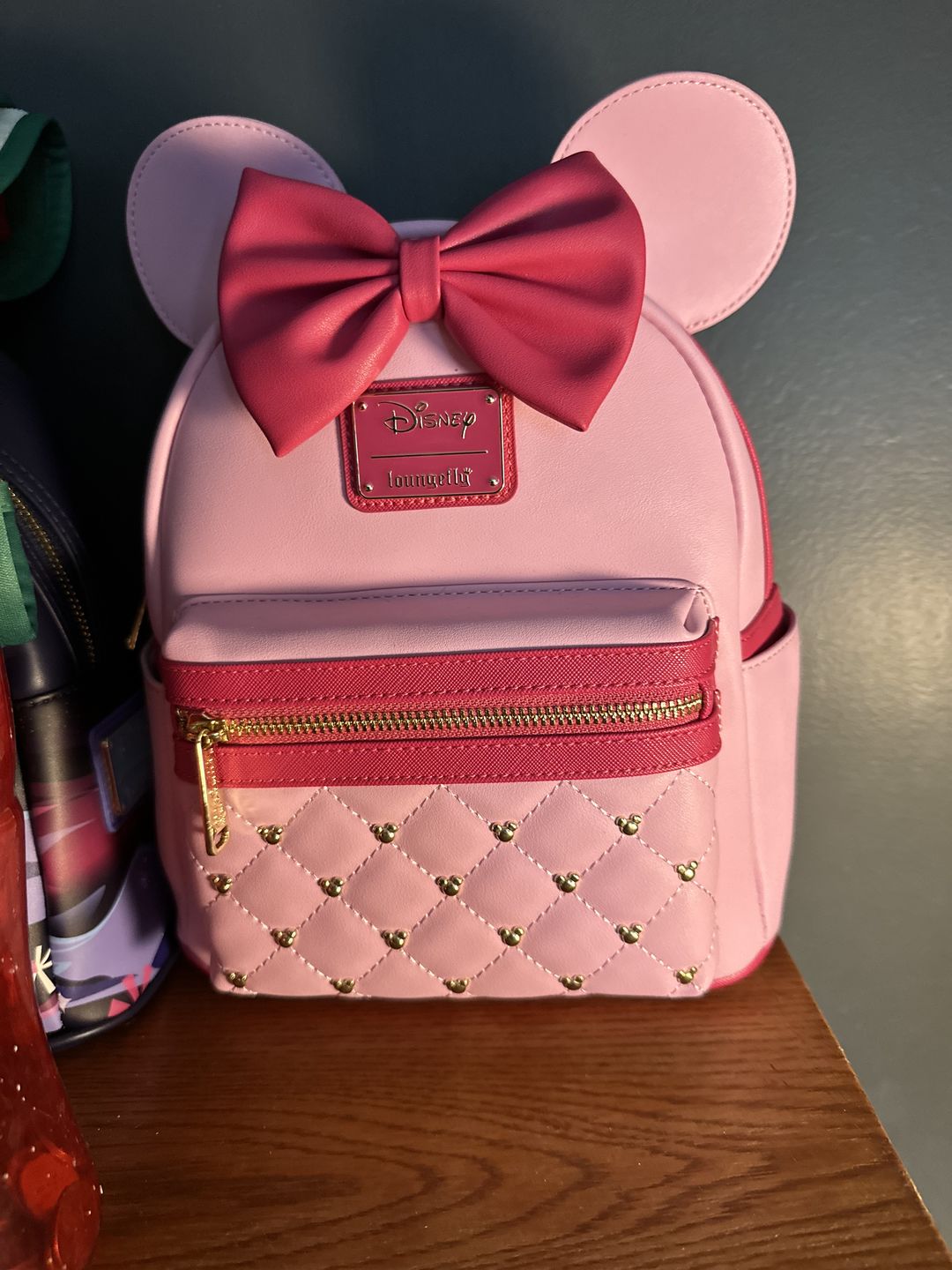 Customer photo review of 707 Street Exclusive - Loungefly Disney The Minnie Mouse Classic Series Mini Backpack - Strawberry Macaron