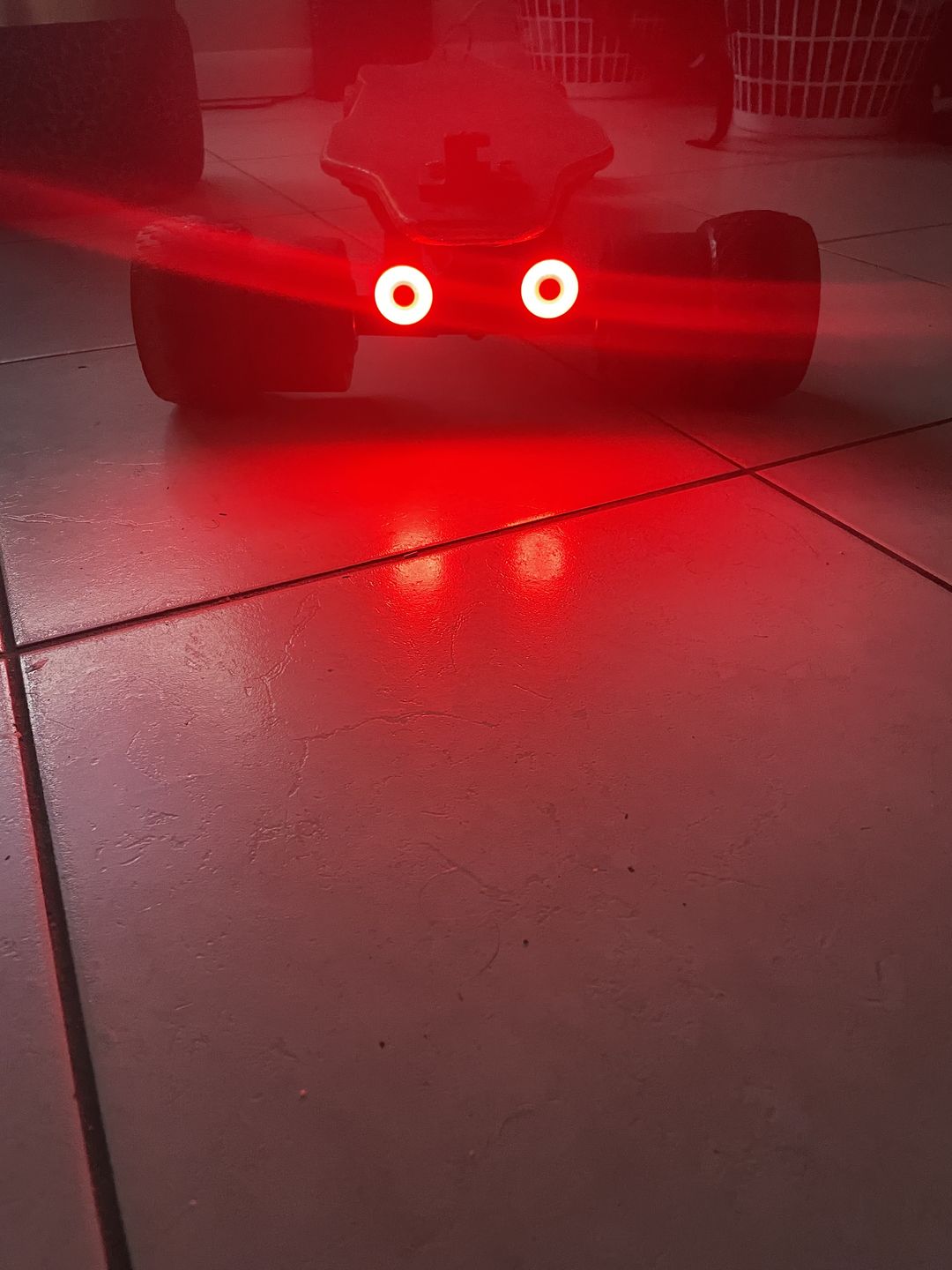 Customer photo review of Backfire Front Lights and Tail lights for Electric Longboard
