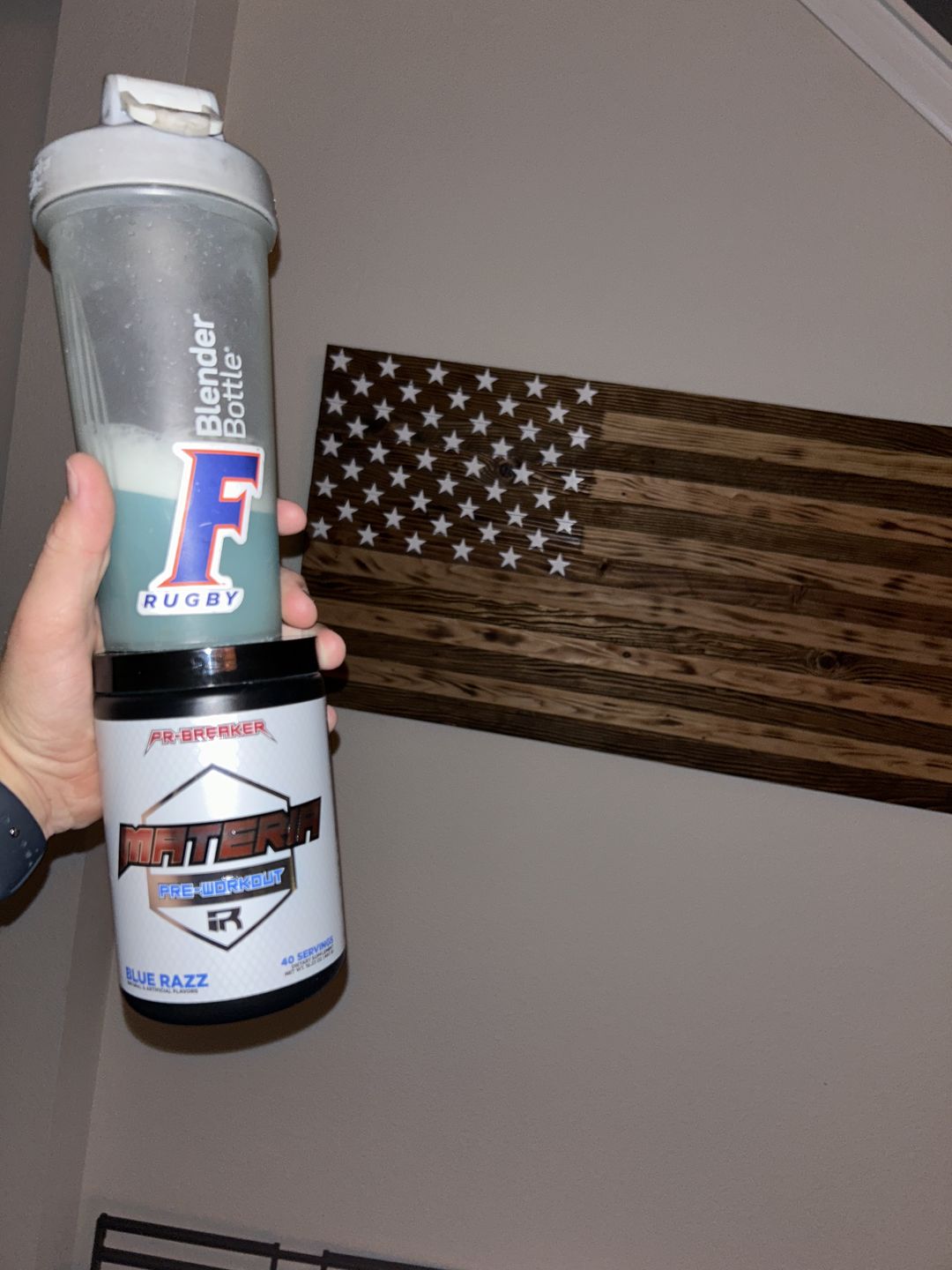 Customer photo review of MATERIA Pre-Workout V2.0