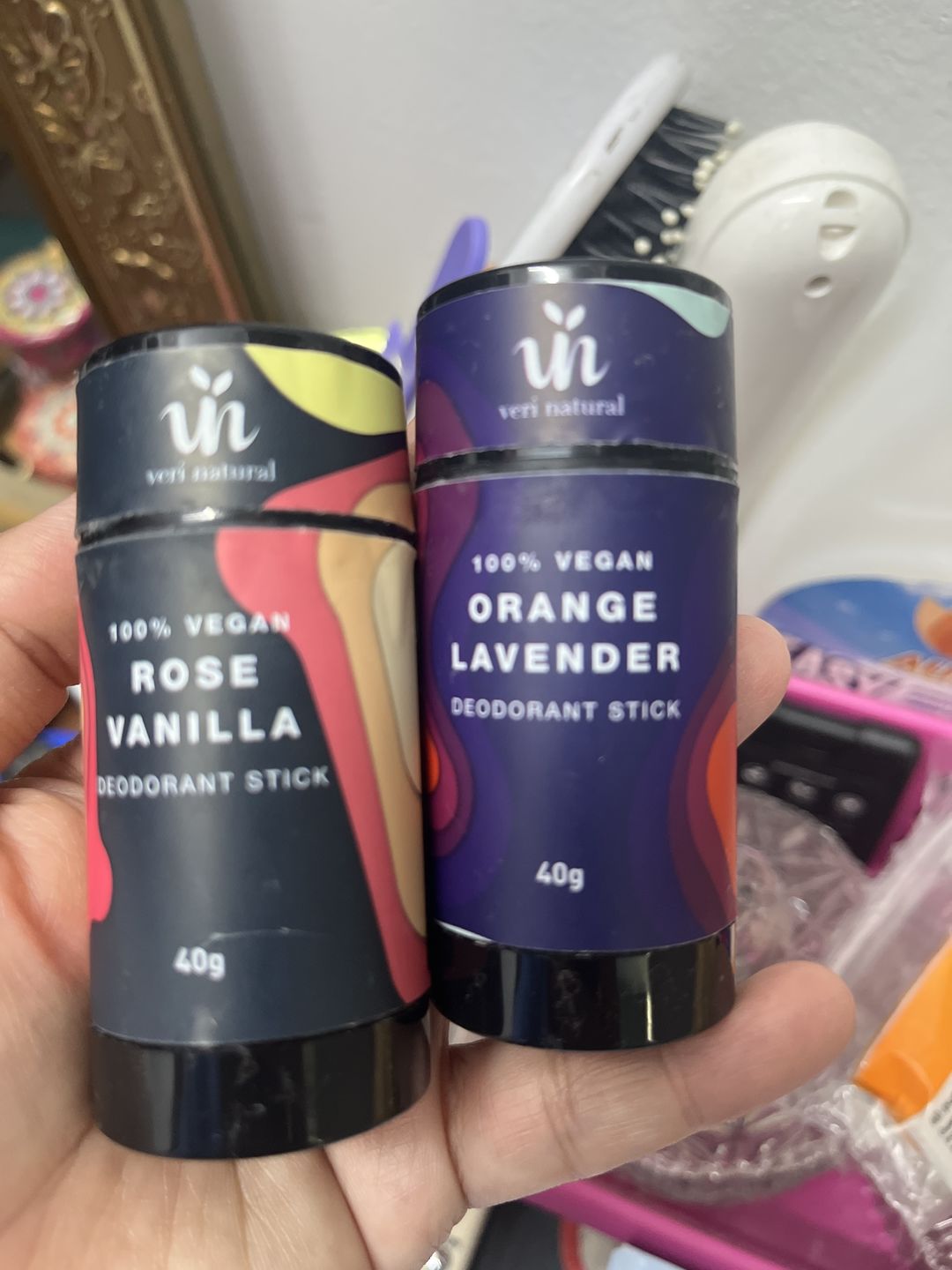 Customer photo review of Veri Natural Deodorant Stick