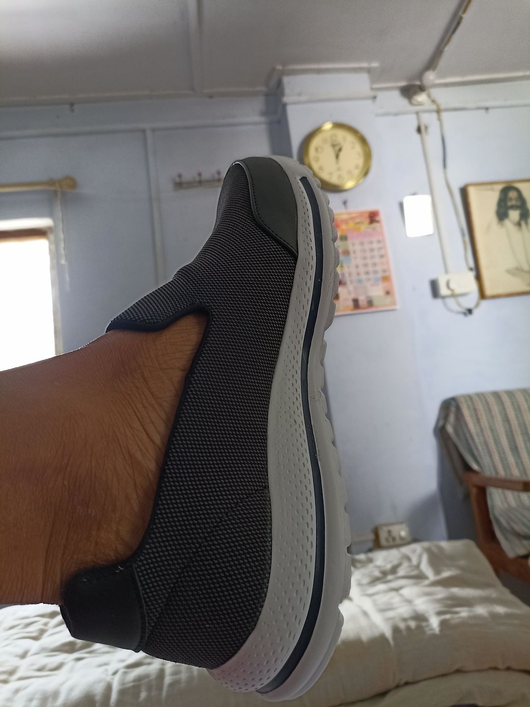Customer photo review of Bacca Bucci Men's Comfortable Lightweight Walking Shoes