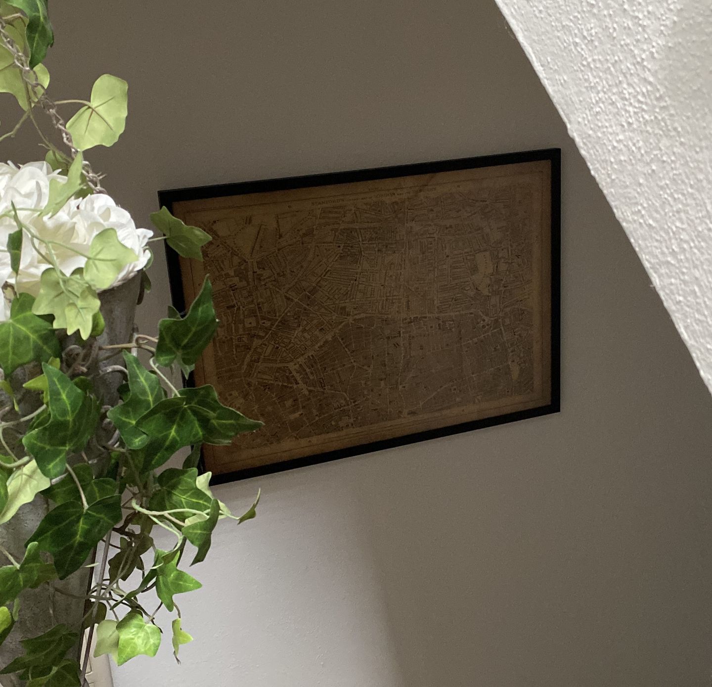 Customer photo review of Old Map of London in 1862 by Edward Stanford - Hoxton, Haggerston, Dalston, Hackney, Bethnal Green, Shoreditch - N1, N5, E8, E2, EC1