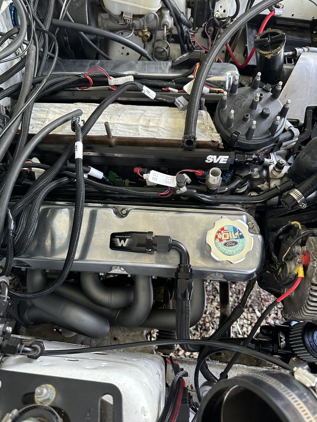 Customer photo review of Motion Raceworks Billet Valve Cover Breathers Black Anodized (Pair) 32-120BLK PAIR