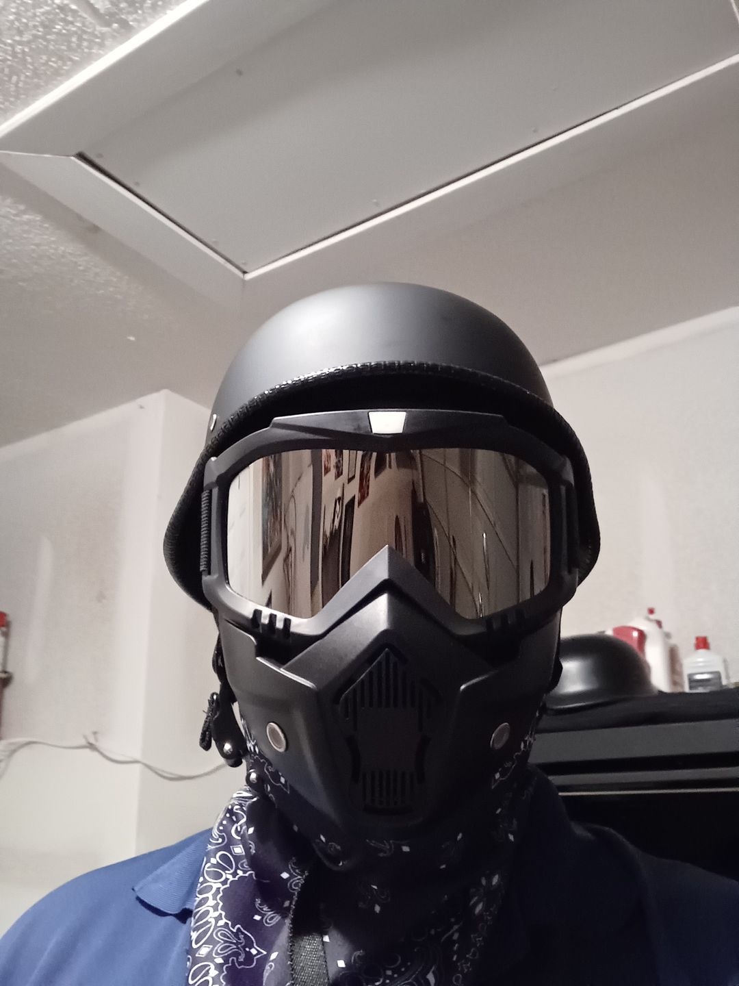 Customer photo review of Breathable UV-Block Neck Gaiter Bandana