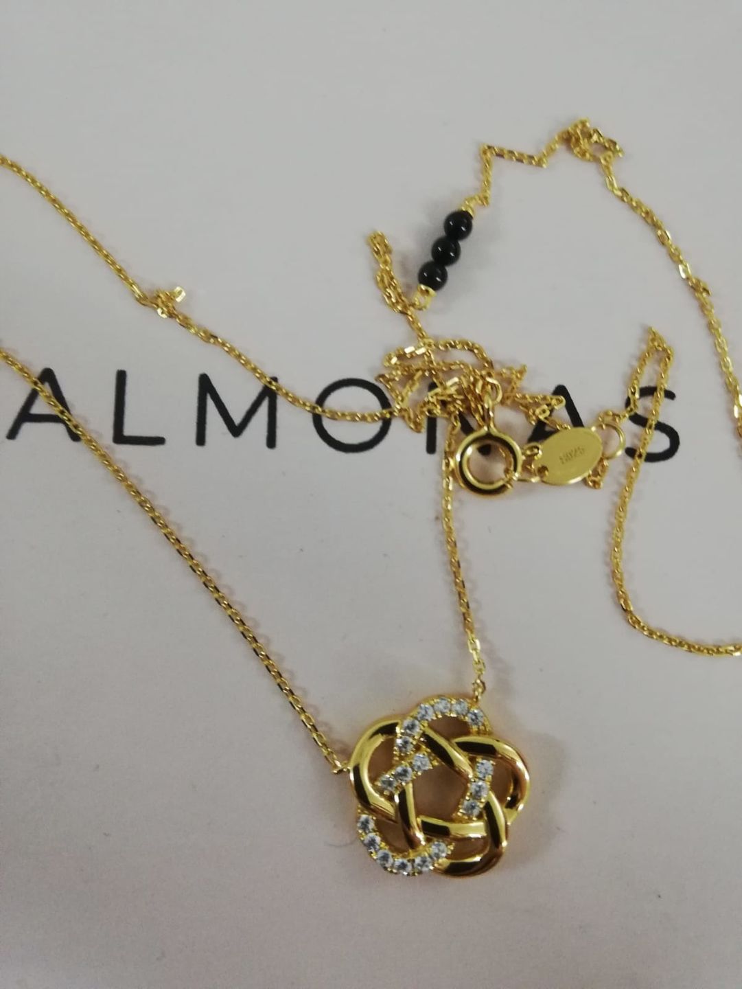 Customer photo review of Iravati Diamond Mangalsutra | BIS Hallmarked | 18k Gold Vermeil