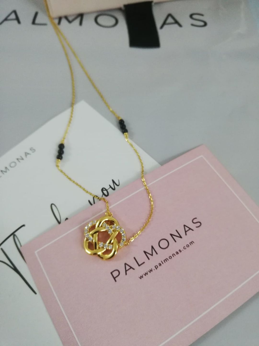 Customer photo review of Iravati Diamond Mangalsutra | BIS Hallmarked | 18k Gold Vermeil