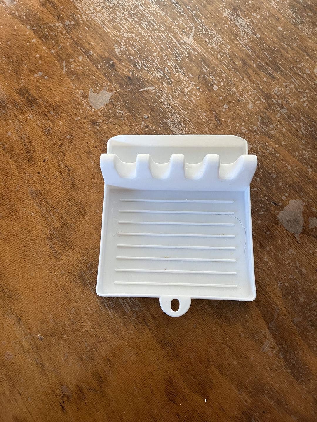 Customer photo review of Escurridor Extensible de Acero y Plástico para Pileta