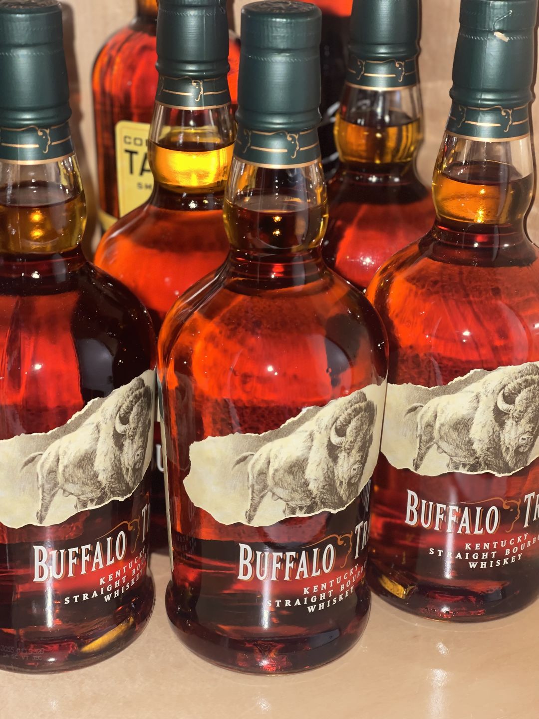 Customer photo review of Buffalo Trace Bourbon Whiskey Case Bundle (12 Bottles) (750ml)