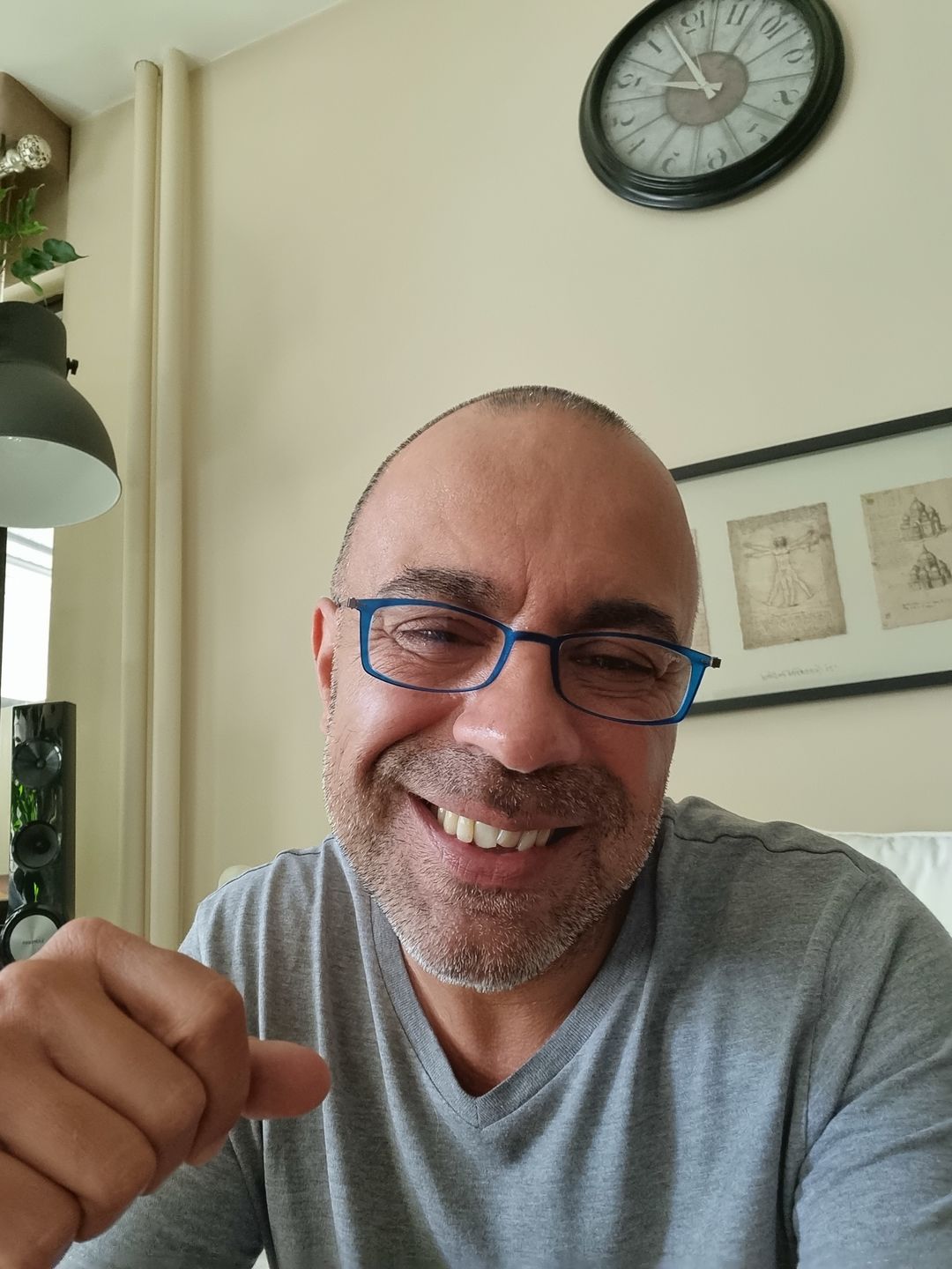 Customer photo review of Brooklyn Full Frame Reading Glasses + Milano Case