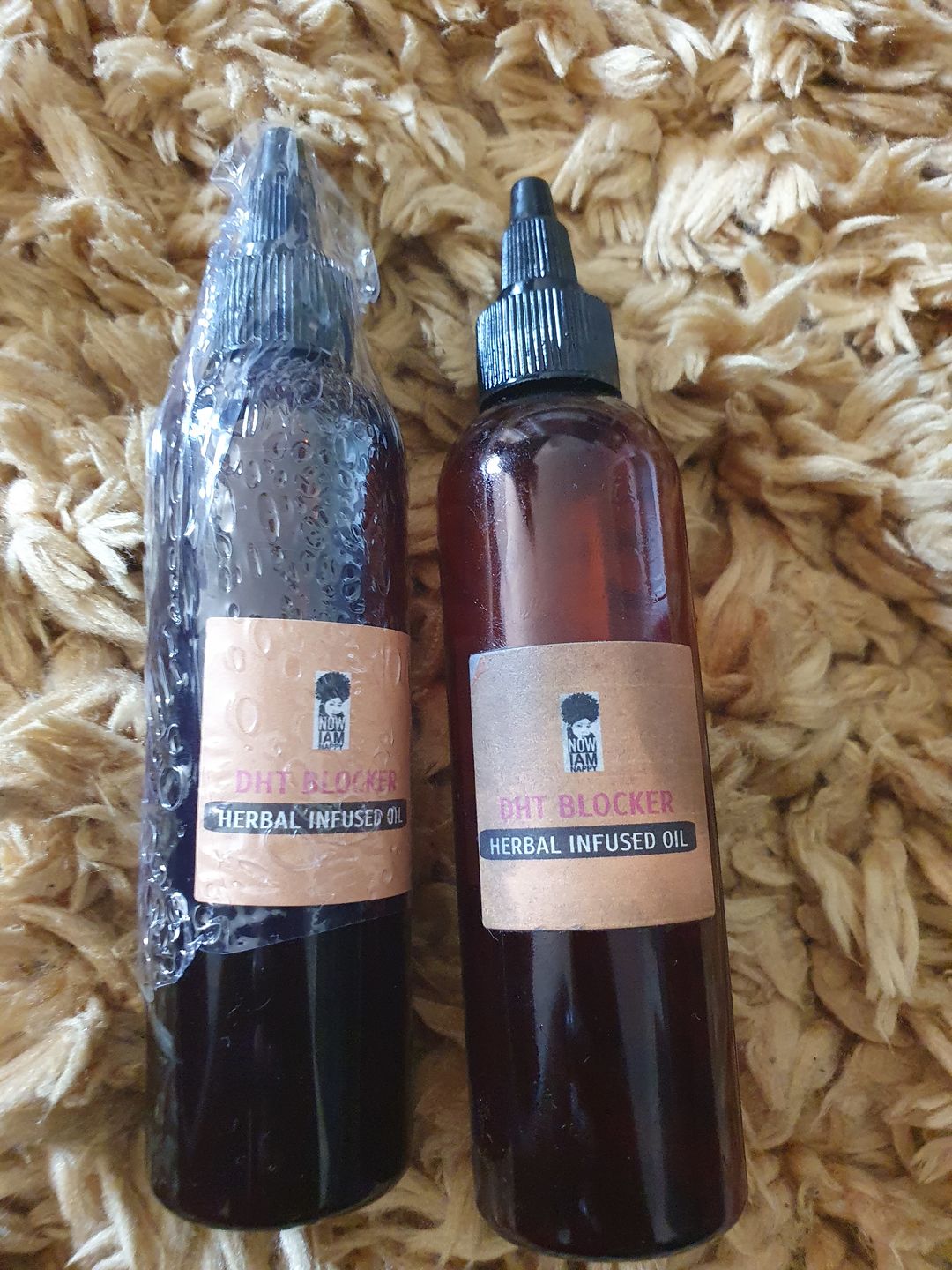 Customer photo review of DHT Blocking Hair Oil