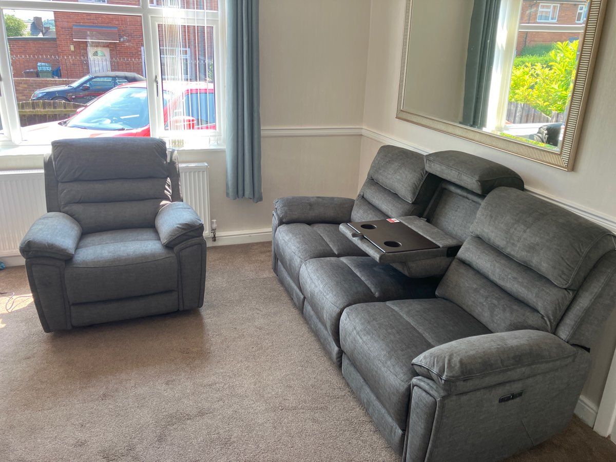 Customer photo review of Lawson 3 Seater Power Recliner Sofa