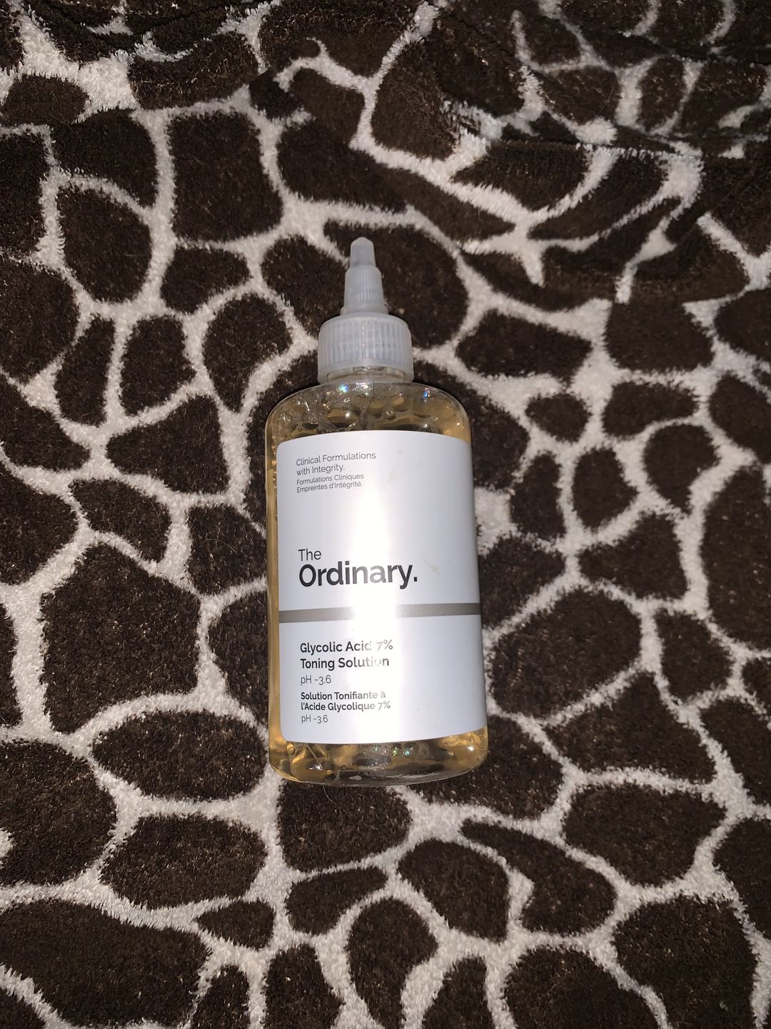 Customer photo review of Glycolic Acid 7% Exfoliating Toning Solution 240ml