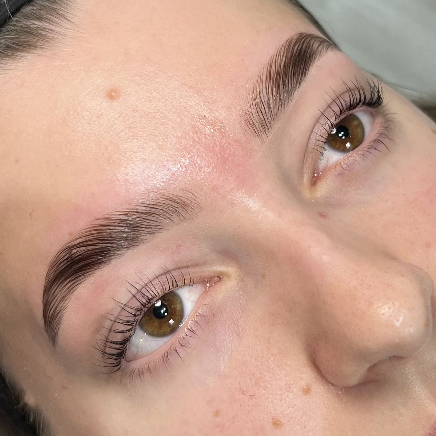 Customer photo review of Signature Lamination & Brow Dye Sculpt