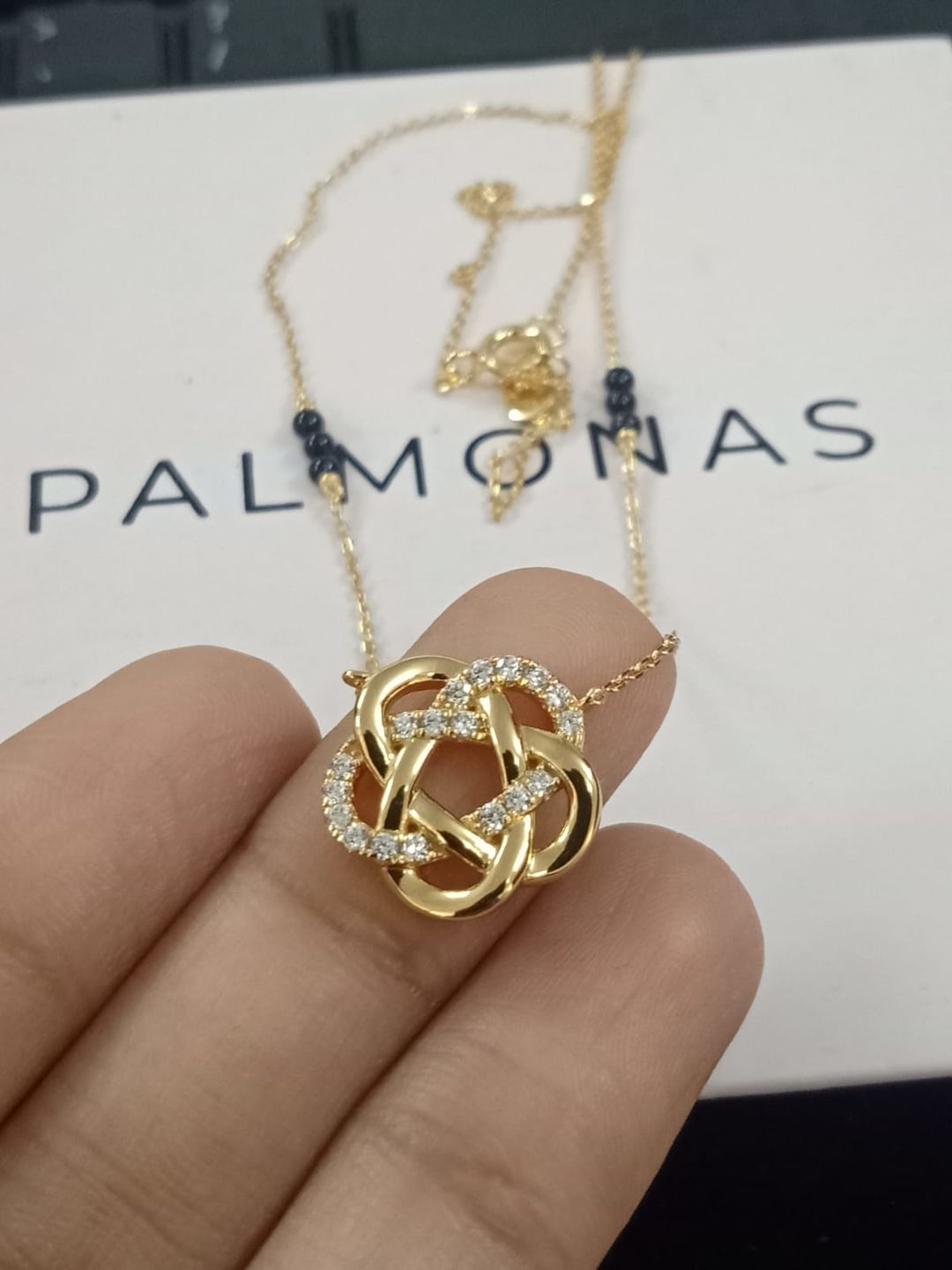 Customer photo review of Iravati Diamond Mangalsutra | BIS Hallmarked | 18k Gold Vermeil