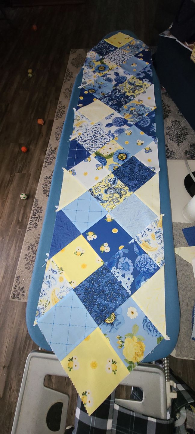 Customer photo review of True Fabrics - Sunshine Blooms - Precut Fabric