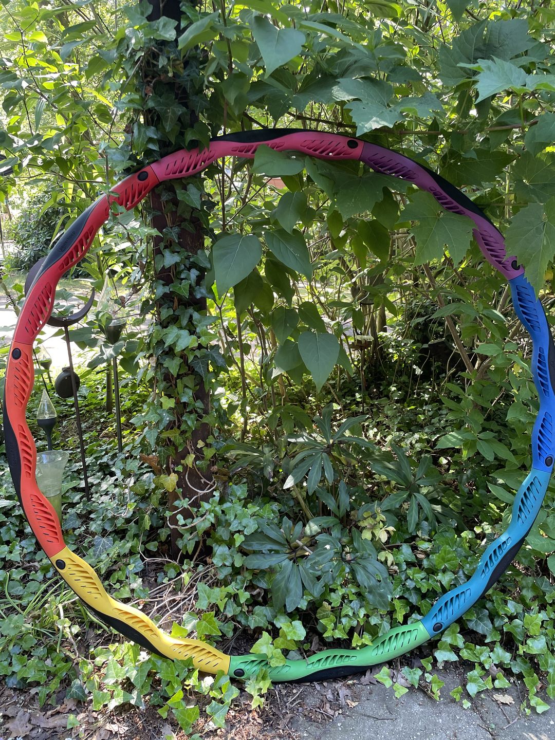 Customer photo review of Powerhoop Deluxe Weighted Hula Hoop 1.9kg