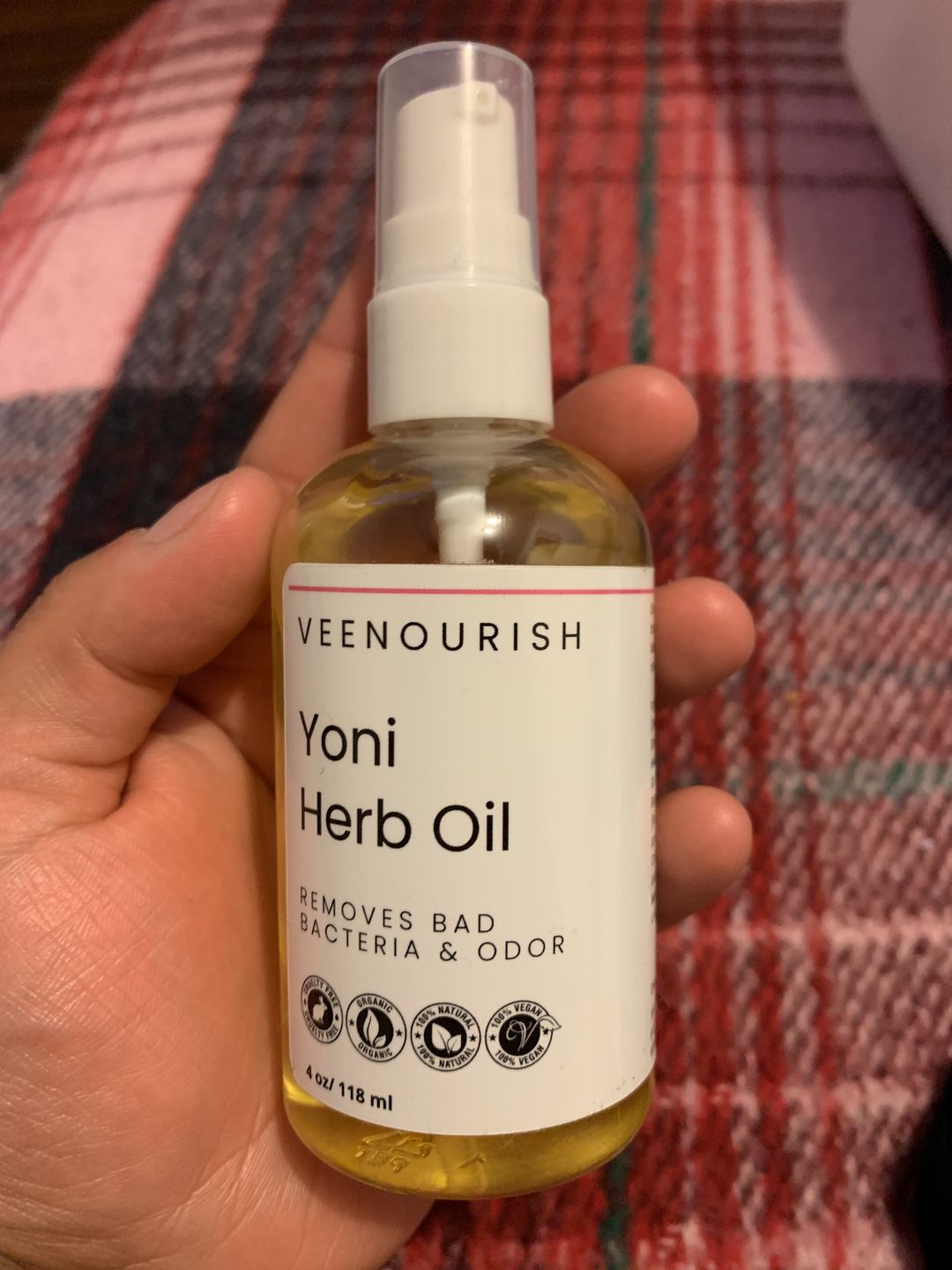 Customer photo review of Yoni Oil