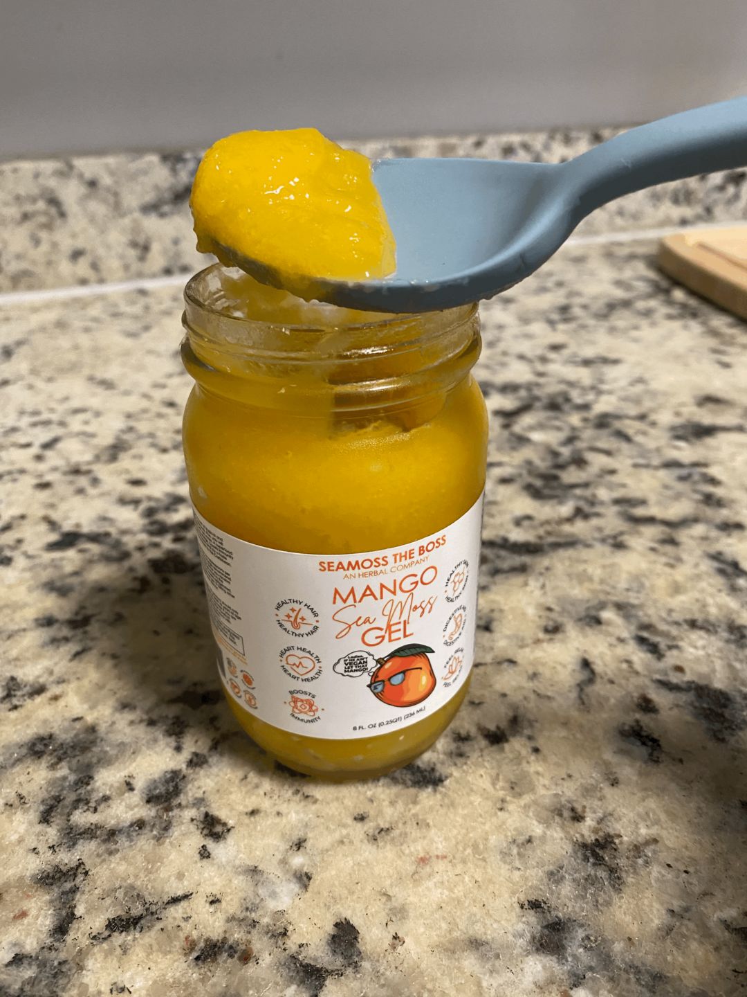 Customer photo review of Mango Sea Moss Gel